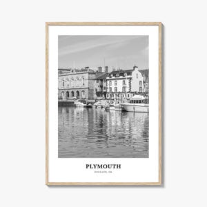 Plymouth Wall Art, Plymouth Wall Decor, Plymouth Poster, Plymouth Home Decor, Plymouth Travel Gift, Plymouth Travel Print