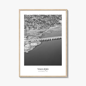 Vallejo Wall Art, Vallejo Wall Decor, Vallejo Poster, Vallejo Home Decor, Vallejo Travel Gift, Vallejo Travel Print