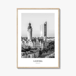 Leipzig Wall Art, Leipzig Wall Decor, Leipzig Poster, Leipzig Home Decor, Leipzig Travel Gift, Leipzig Travel Print