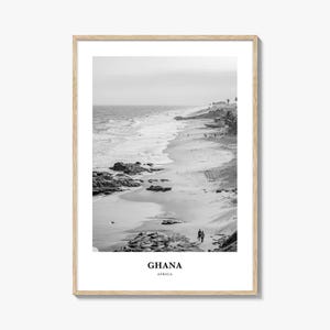 Ghana Wall Art No 1, Ghana Wall Decor, Ghana Poster, Ghana Home Decor, Ghana Travel Gift, Ghana Travel Print