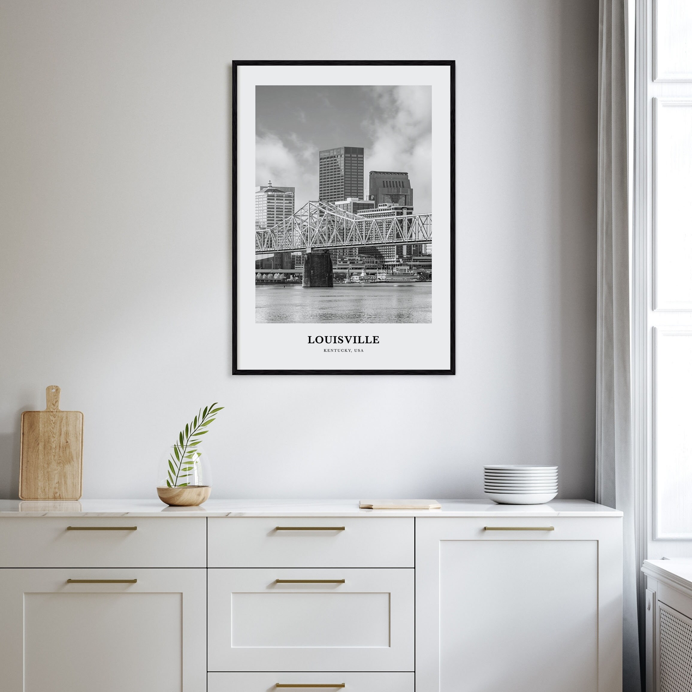 Louisville Wall Art No 2, Louisville Wall Decor, Louisville Poster, Louisville Home Decor