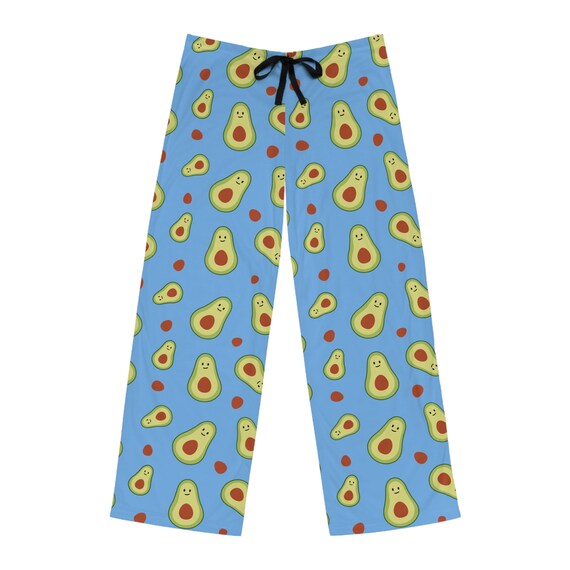 Holy Guacamole Men s Pajama Pants Avocado All over Print Loungewear Etsy UK