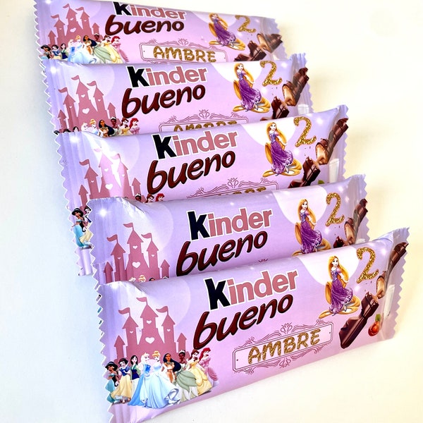 Kinder bueno personnalisé | Tout évènement possible | Entièrement personnalisable