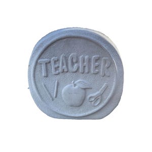 Teacher Rock Concrete Statue - Natural Concrete