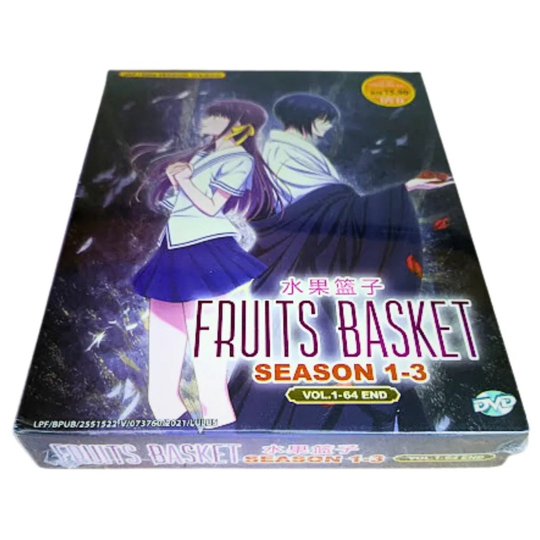Fruits Basket DVD Complete Season 13 Vol 164 End USA Etsy