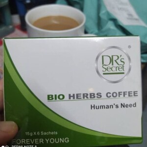 6 boîtes de café aux herbes bio de Drs Secret hommes 15 g x 6 sachets Livraison gratuite image 3