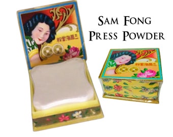 Chinese Traditional Powder Sam Fong Hoi Tong Face White  x 10  boxes Fast Shipping