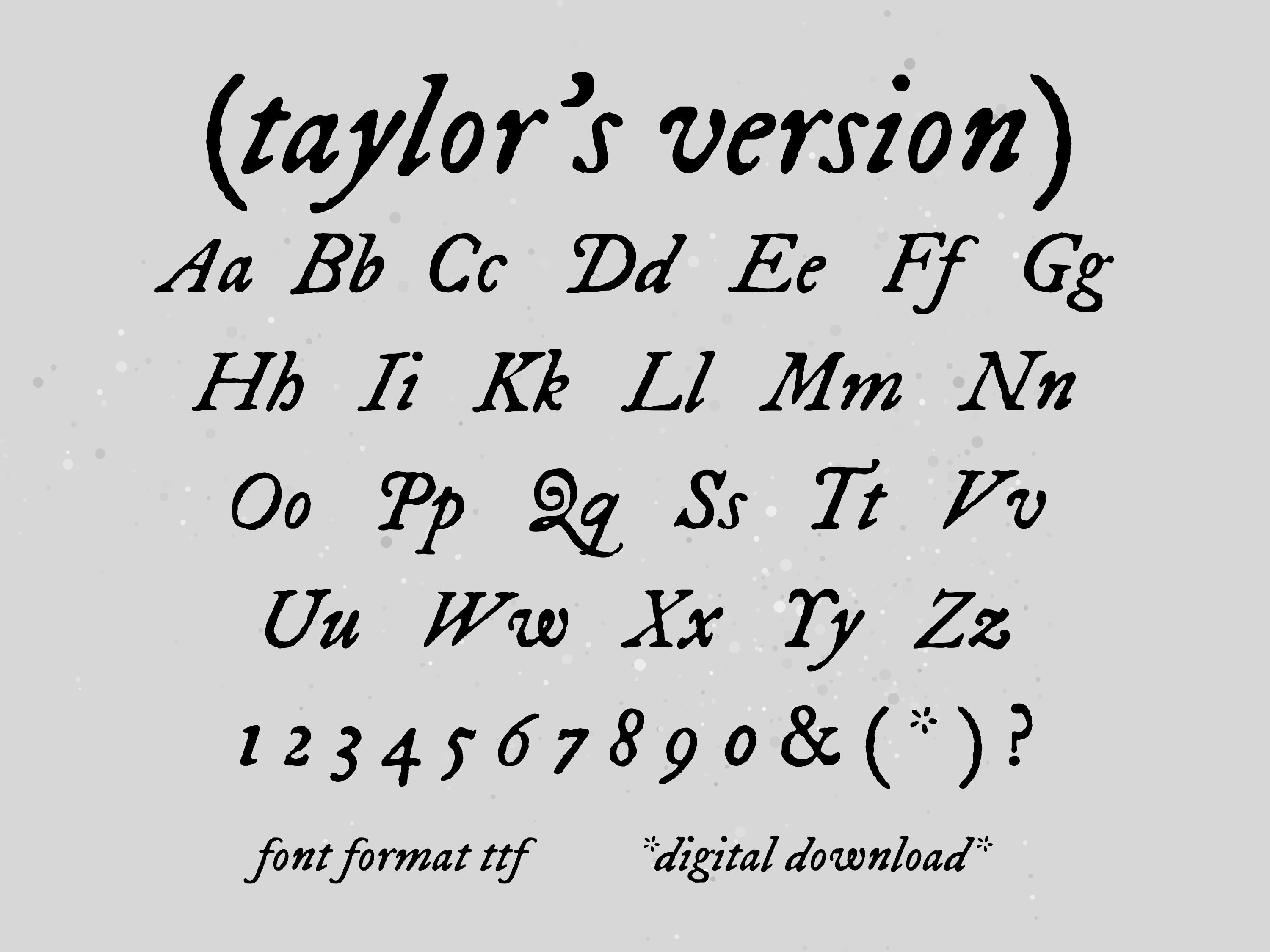 Taylor's Version) Taylor Swift Album Design in Black Font Greeting Card  for Sale by sunmoondesignsx