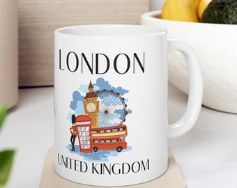 ロンドン土産マグカップ：ビッグベンデザイン、英国旅行ギフト - Etsy 日本