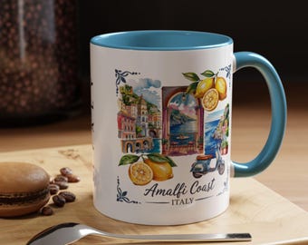 Amalfi Coast Italy Mug, Amalfi Coast Mug, Italy Gift Accent Coffee Mug