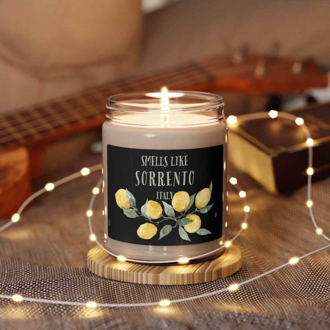Smells Like Sorrento Italy, Italy Candle, Italy Gift, Amalfi Coast Gift, Amalfi Coast Lemons