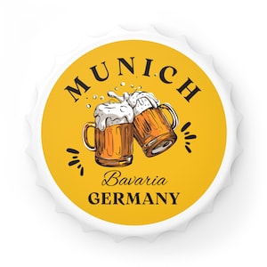 München Deutschland Souvenir, München Geschenk, Deutschland Reise Magnet Flaschenöffner
