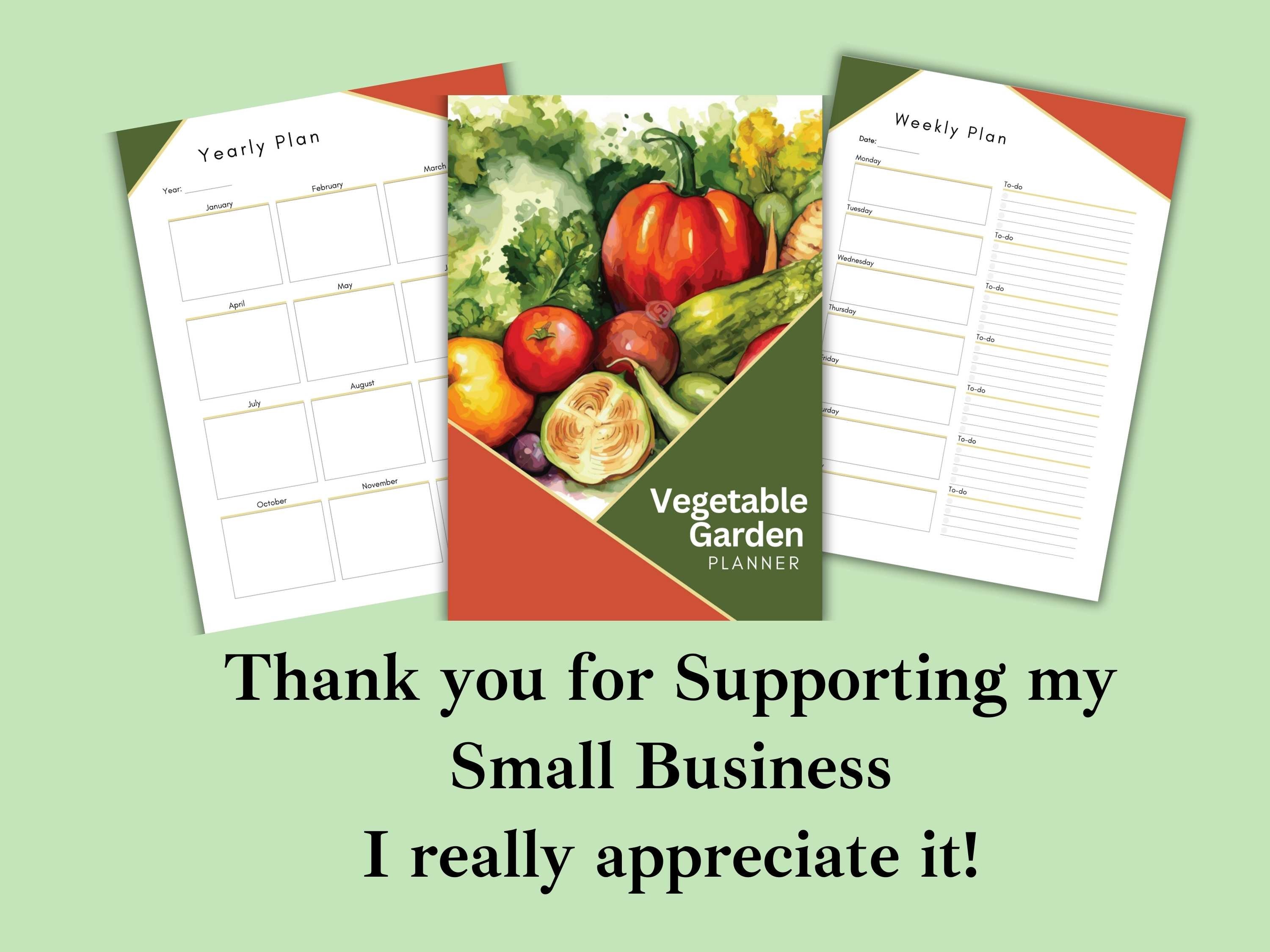 printable vegetable garden planner free – Image 2
