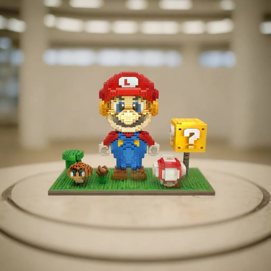 Super Mario Bros Micro Blocks: Educational Building Toys for Kids Mini ...