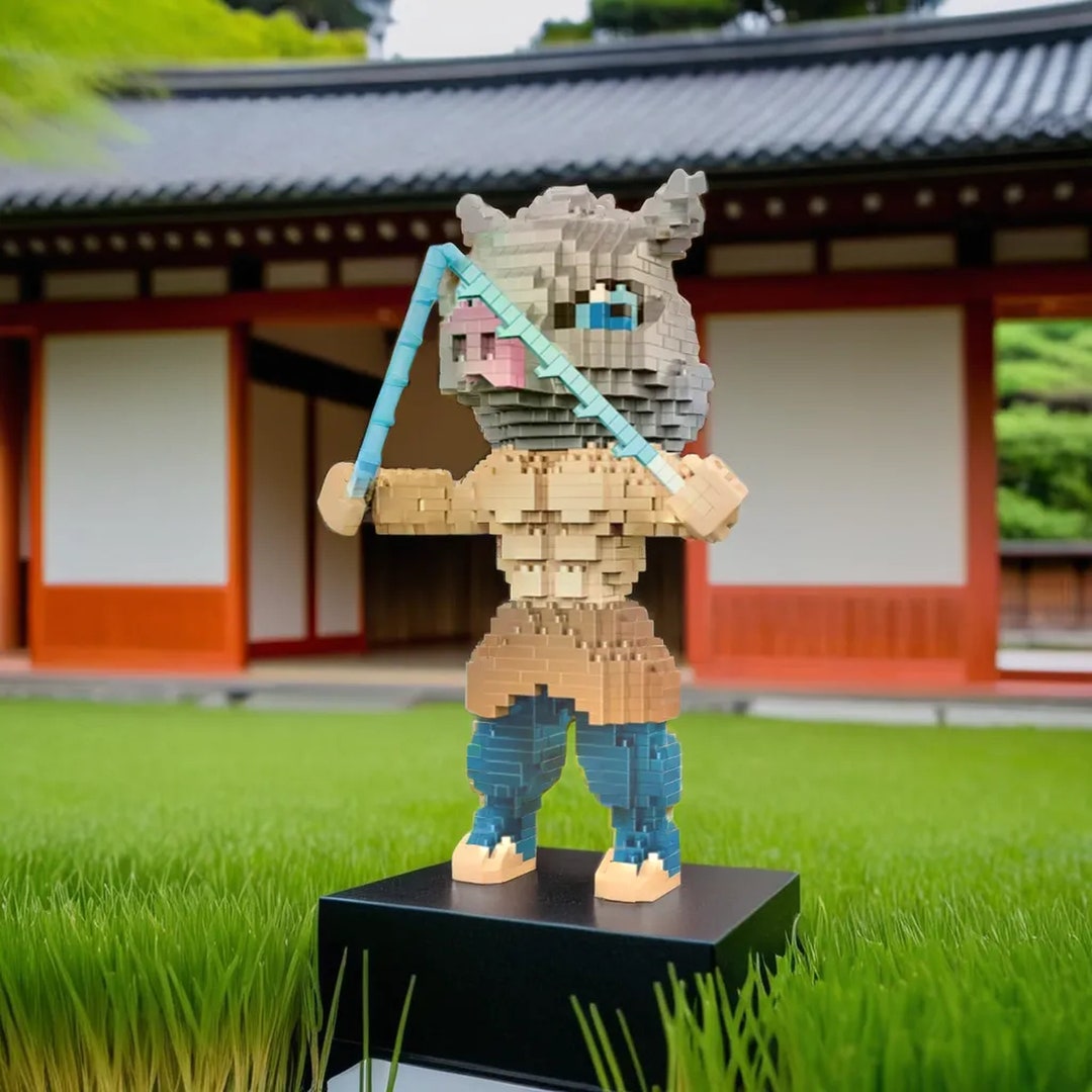 Inosuke Build Inosuke Hashibira Demon Slayer Mini Brick Figure Anime Puzzle Building ...