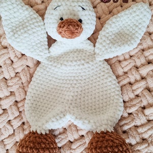 Comforter Goose Plush Toy Baby Lovey Sleeping Toy Cuddly Snuggler Bird ...