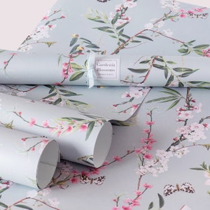knee length dresses for ladies Wipe Clean & Unscented Drawer Liners with a BICYCLE Design on DUSK BLUE main image 1
