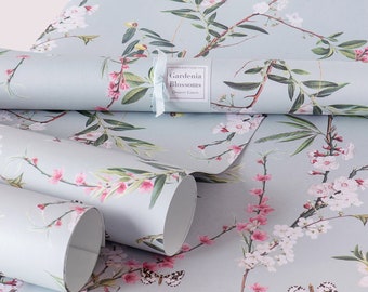 Gardenia Blossoms Scented Drawer Liners