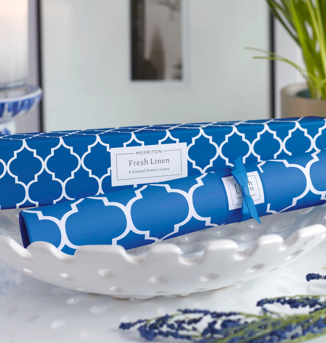 Fresh Linen Scented Drawer Liners Etsy