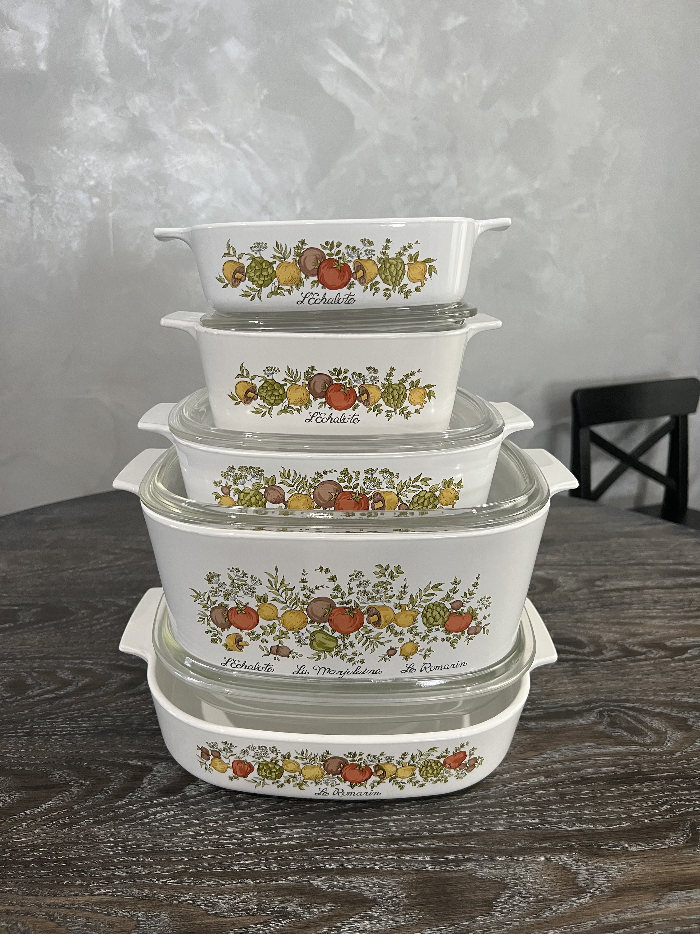 RARE- Vintage Spice of Life Corningware Set - Etsy