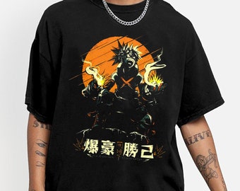 Bakugo Katsuki T-Shirt, Kachan Shirt, Anime Lovers Shirt, Graphic Anime Tee, Manga Shirt, Japanese Anime