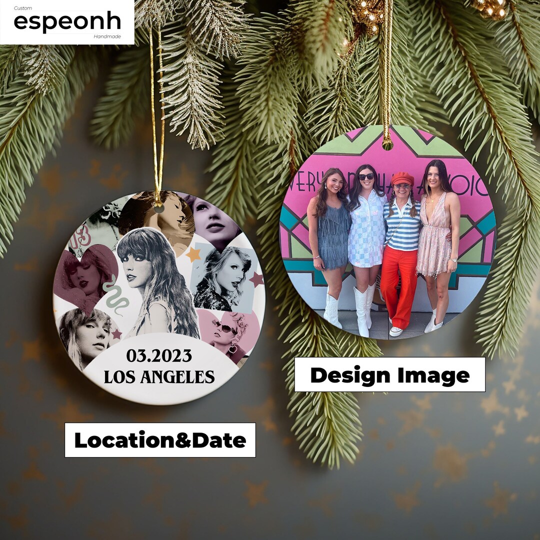 Custom Eras Tour Taylor Swift Ornament Personalized Swift - Etsy