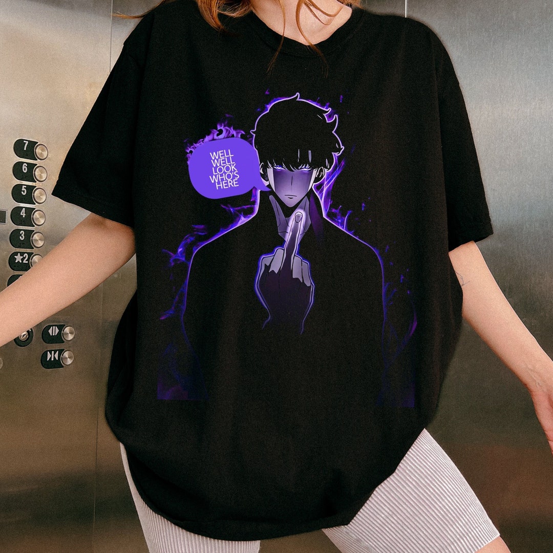 T-shirt Solo Leveling Imprimé 3D Unisexe – Coton, Confort, Style Manga