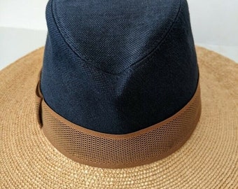 Lanvin Straw Hat Alber Ellbaz Collectible US 7/ 56 Red River | Hats by Outback Trading Company – OutbackTrading.com main image 4