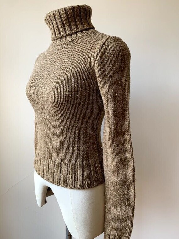 Dolce&Gabbana women's sweater turtleneck bronze c… - image 2