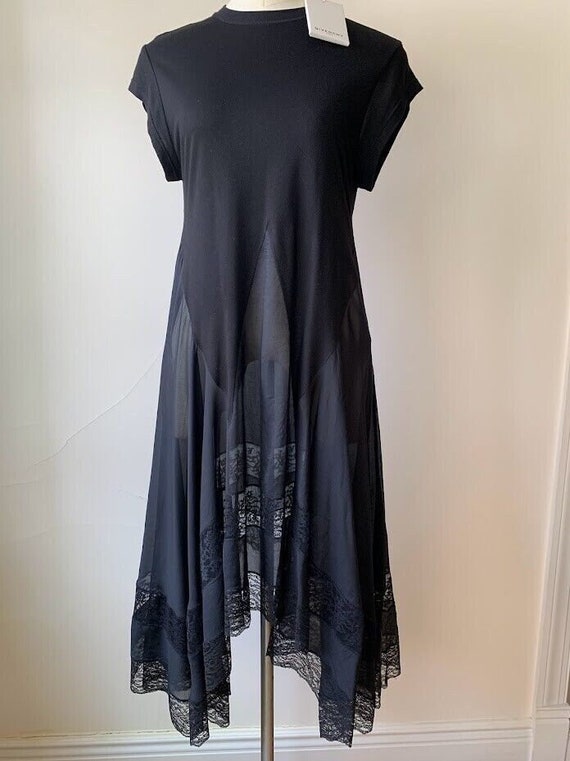 Givenchy French Fine Lace Black Dress Size 38