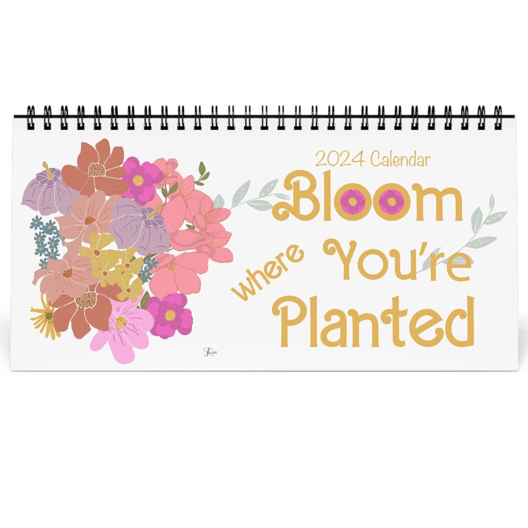 Monthly Calendar Art Calendar for Desk Office Calendar Home - Etsy