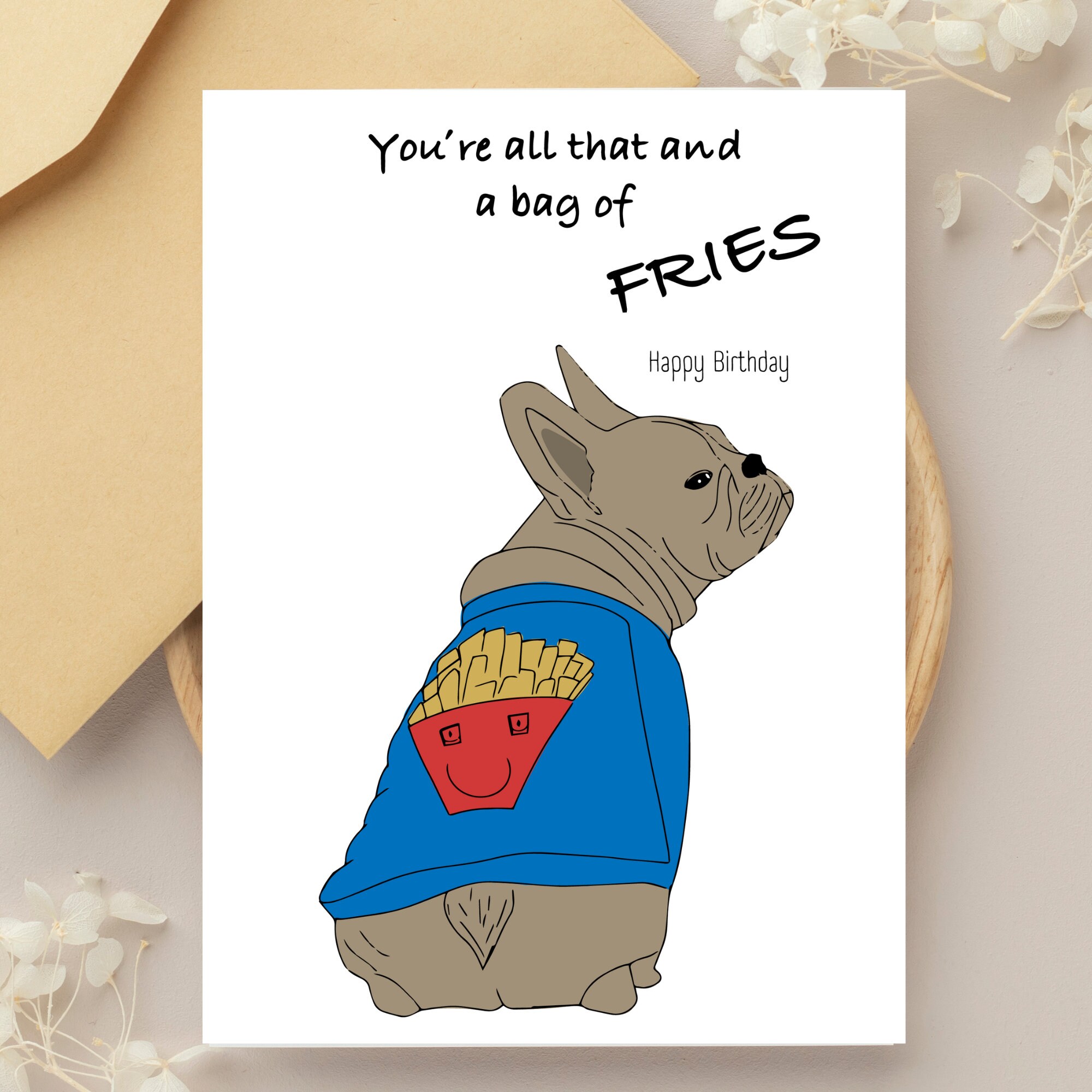 Funny Birthday Printable Card Dog Card Printable Card Digital Download ...