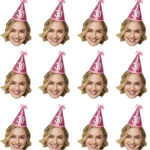 Adesivi per il viso personalizzati – Decorazioni personalizzate per feste di compleanno per le celebrazioni del 21°, 30°, 40°, Per donne Lui Lei, regalo di compleanno per lui