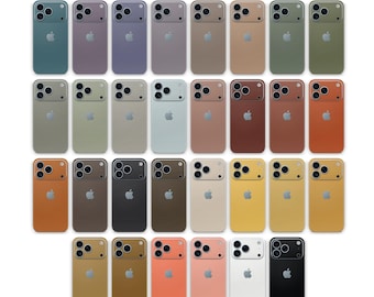 Matte 3M vinyl skins with air release. Precision cut, clean removal. For iPhone 17 series and many other models.