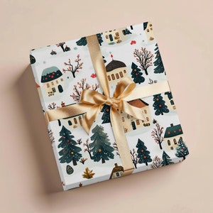 Cottagecore Christmas Wrapping Paper Christmas Gift Wrapping Paper Christmas Gift Wrap Christmas Wrapping Paper Roll Gift Wrap Paper Gift