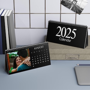 2025 Calendar Personalized Calendar 2025 Desktop Calendar Custom Calendar Custom Photo Gift Art Calendar Photo Calendar Personalized Gifts