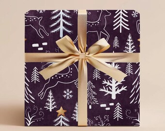 Christmas Gift Wrapping Paper Christmas Gift Wrap Christmas Wrapping Paper Cottagecore Christmas Wrapping Paper Roll Gift Wrap Paper Gift
