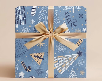 Christmas Gift Wrapping Paper Christmas Gift Wrap Christmas Wrapping Paper Winter Christmas Wrapping Paper Roll Gift Wrap Paper Gift For Him