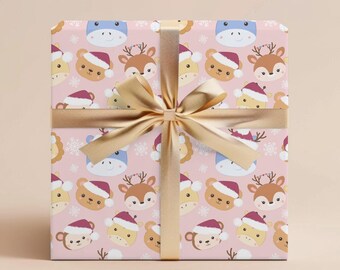 Wrapping Paper Christmas Gift Wrapping Paper Christmas Gift Wrap Winter Christmas Holiday Wrapping Paper Roll Gift Wrap Paper Gift For Her