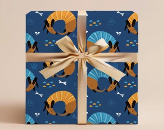 Dogs Wrapping Paper Kids Birthday Gift Wrapping Paper Animal Gift Wrap Childrens Gift Wrap Paper Roll Birthday Party Gift For Kids Gift Wrap