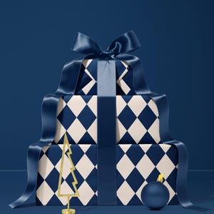 Argyle Christmas Wrapping Paper Holiday Gift Wrap Argyle Wrapping Paper Christmas Gift Wrap Elegant Christmas Gift Argyle Gift Wrap Rolls