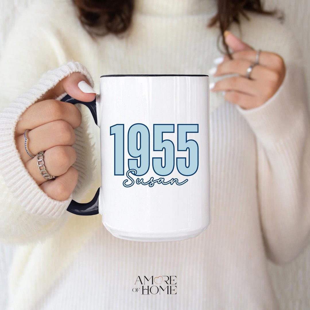 Mug blanc - Anniversaire 71 Ans - Originale 1955 main image 1