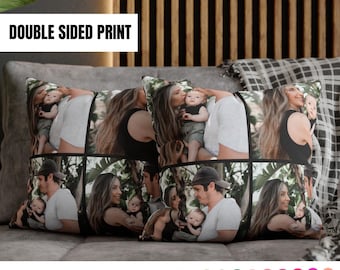 Custom Photo Pillow Gift Custom Pillow Cover Customize Pillow Personalized Photo Collage Gift Photo Personalized Pillow Custom Throw Pillow