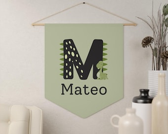 Boy Nursery Name Sign Custom Name Gift Name Pennant Flag Custom Wall Decor Room Decor Baby Name Gift Name Wall Art Nursery Personalized Gift