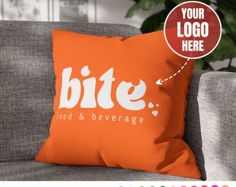 Personalized Pillow Cover Company Logo Pillow Office Decor Pillow Customized Pillow Case Accent Pillow Business Logo Gift For Business Decor