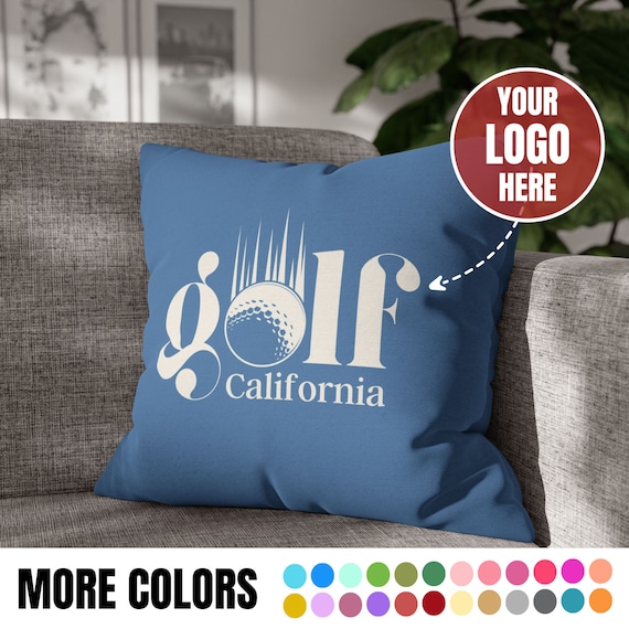 Company Logo Pillow Personalized Pillow Cover Office Decor Pillow Customized Pillow Case Accent Pillow Business Logo Gift For Business Decor