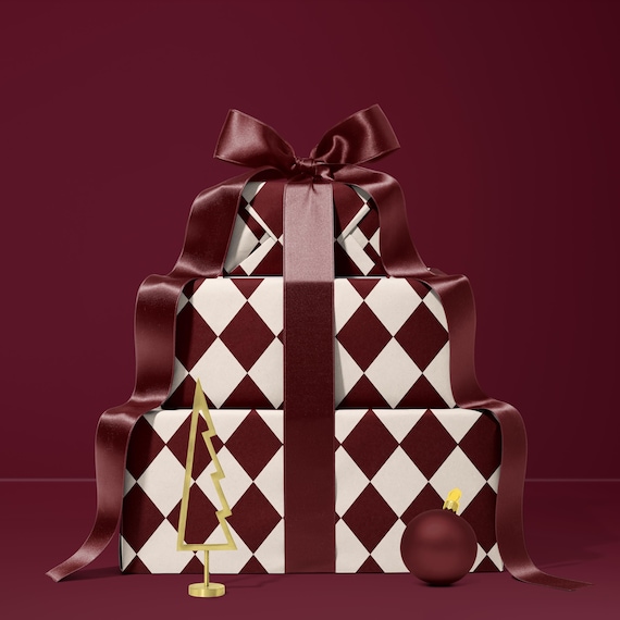 Christmas Argyle Wrapping Paper Holiday Gift Wrap Christmas Wrapping Paper Christmas Gift Wrap Elegant Christmas Gift Argyle Gift Wrap Rolls