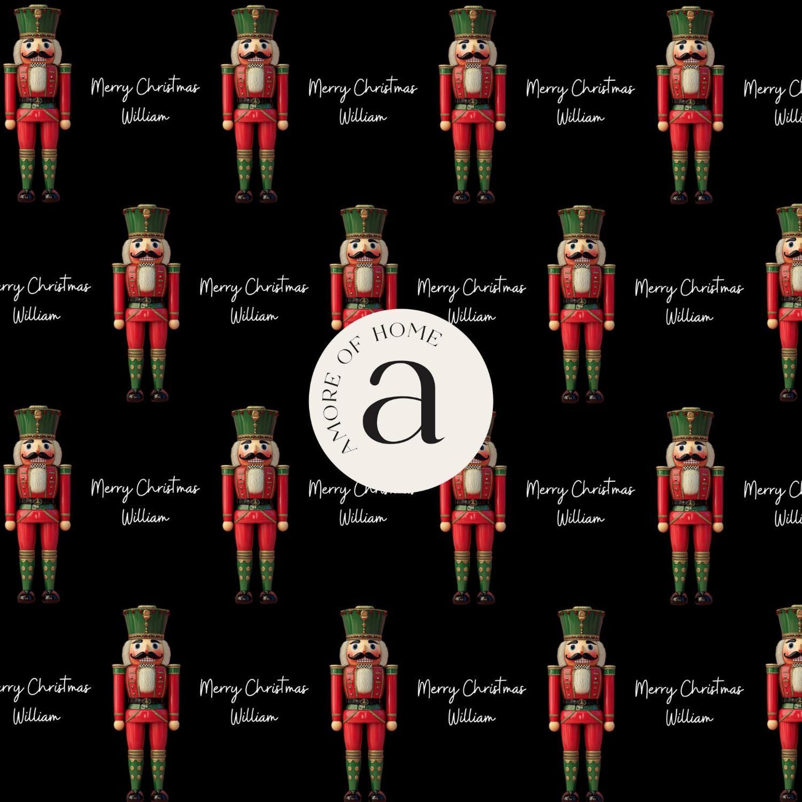 Personalized Christmas Wrapping Paper Nutcracker Wrapping Paper Roll ...