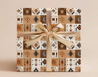 Western Wrapping Paper Gift Wrapping Paper Cowgirl Western Gift Him Thank You Gift Birthday Wrapping Paper Roll Gift Wrap Paper Gift Wedding