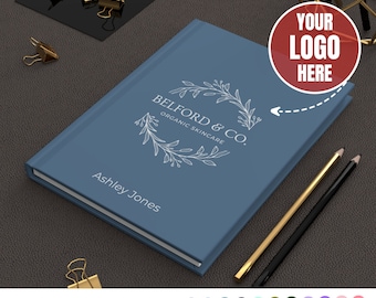 Logo Brand Custom Journal Business Logo Journal Company Logo Gift Corporate Gift Employee Appreciation Gift Coworker Gift Custom Bulk Gift